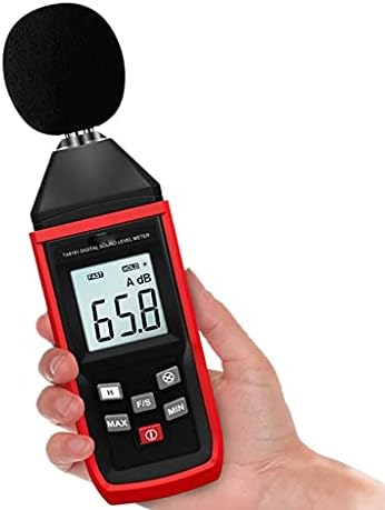 Quul Digital Sound Level Medidor Testador de ruído Detector de detector Decible Monitor 30-130dB Digital Audio Medição do instrumento de alarme