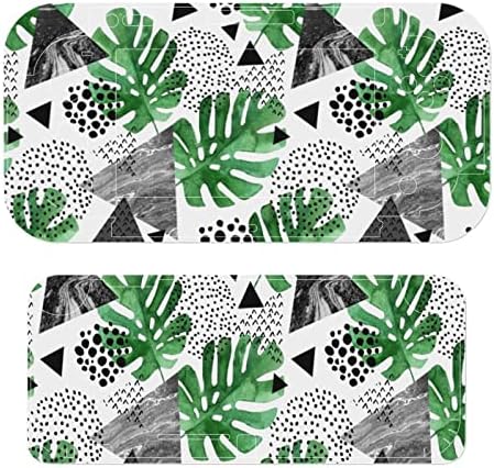 Adesivo de jogo de troca de planta tropical geometria Pretty Pattern Pattern Wrap Skin Protective Skin Sticker Compatível com Switch Lite