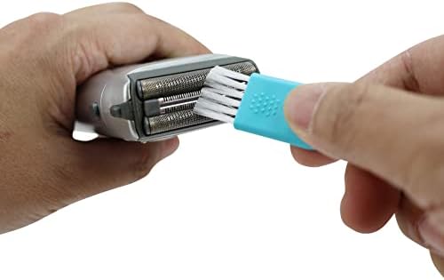 Eiks Brushes de limpeza de barbeador elétrico, ferramentas estreitas de limpeza de espaço espacial para o teclado da câmera pequeno