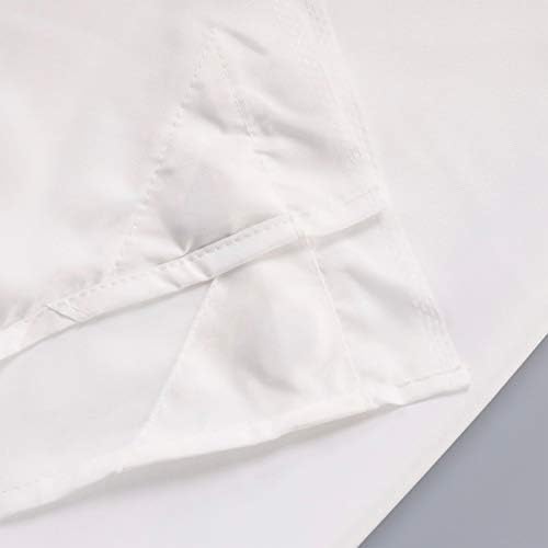 River Dream Snap in Fabric chuveiro Curtain Liner Substituição - 70W x 54h, branca, com revestimento de ímãs -detestacle…