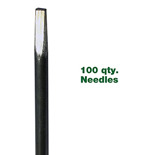 CS Unitec | A agulhas de substituição de ponta do cinzel para escalador de agulha | 100 pacote | 1/8 x 7 | 453.2110