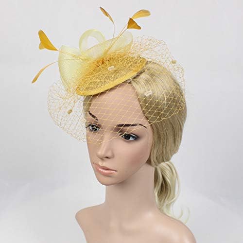 Acessórios para festas de coquetel para mulheres feiras de moda fascinadora fascinadora elegante chapéu de cabelo fascinadores