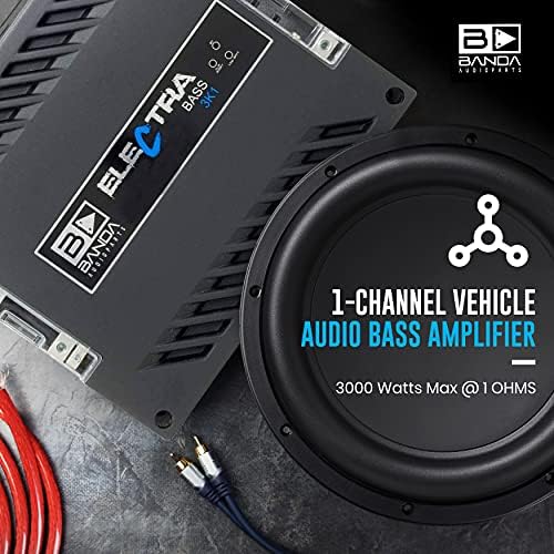 Banda Módulo Amplificador Digital Banda Electra Bass 3K1-1 Canal - 3750 Watts RMS - 1 ohm