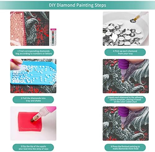 FORLAND DRAGON Diamond Painting Kits para adultos Iniciantes - 5D DIY Diamante Full Diamond Dotz Kits Paintando