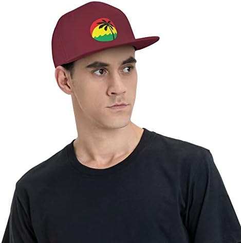 Coconut Tree Reggae Color Jamaican Unisex Baseball Cap ao ar livre Tap boné de proteção solar Capinho casual Cap boné