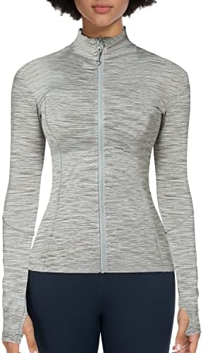 Jackets de treino de pele de cor de cores para mulheres com jaqueta de pista de corrida atlética completa com bolsos de