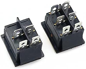 KCD4 Rocker Switch 2 posições 4 pinos / 6 pinos Equipamento elétrico com interruptor de energia leve 16A 250VAC / 20A 125VAC-