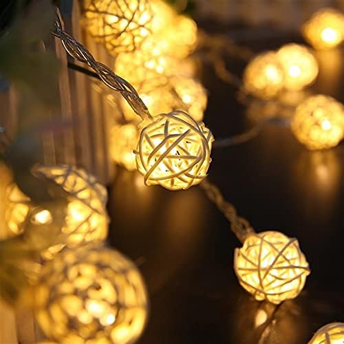 1,5m 10cled 3cm Ball Copper Wire Light String Lights Segura conveniente e durável adequado para vários cenários Iluminação de