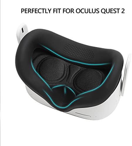 Conjunto de capa de silicone e cabo de link de 10 pés para Oculus Quest 2