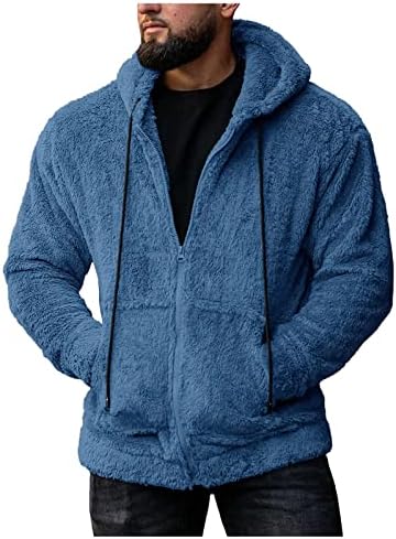 Masculino casacos e jaquetas masculinas de luxo de luxo de pupla de zíper caneca térmica casacos de casaco sólido para homens