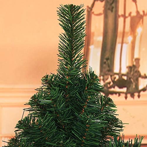 ZPEE 7,8 pés de decoração de natal com metal Stand Material PVC Christmas Tree, galhos artificiais de espalhados automáticos