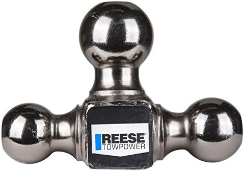 Reese TowPower 7039800 Triple Ball Mount, Níquel preto, versátil e universal