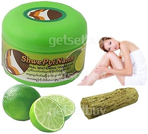 Shwe Pyi Nann Whitening Natural Thanakha Myanma 50g. por premium tailandês