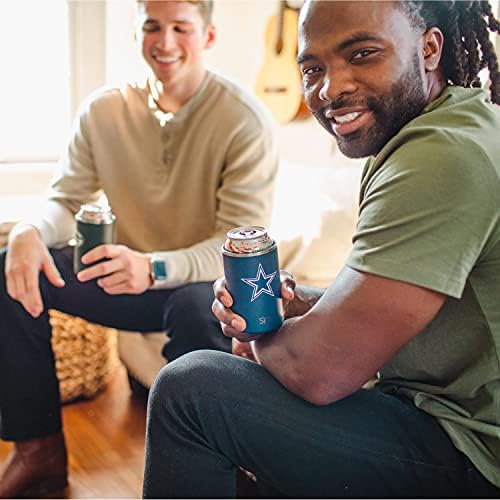 Simple moderno oficialmente licenciado NFL latas refrigeradores para latas padrão e esbeltas, cerveja, refrigerante, Seltzer e muito mais | Coleção Ranger | 12 oz