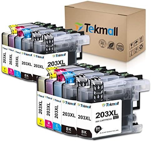 Cartuchos de tinta compatíveis com tekmall para LC203XL LC 203 LC203 LC201 LC205 PARA MFC-J485DW MFC-J480DW MFC-J88DW MFC-J4620DW
