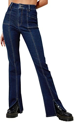 Mulheres calças casuais calças de animais 3D Mulheres jeans Spring Casual Canda alta Jeans reta Jeans Mulher harém