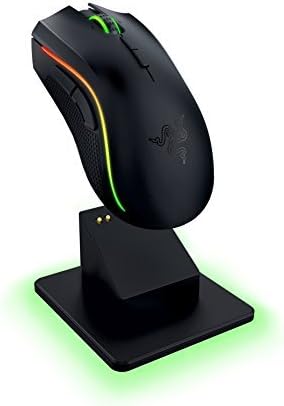 Razer Mamba Chroma - Professional e esports com fio/mouse de jogos ergonômicos sem fio - 16.000 DPI Sensor