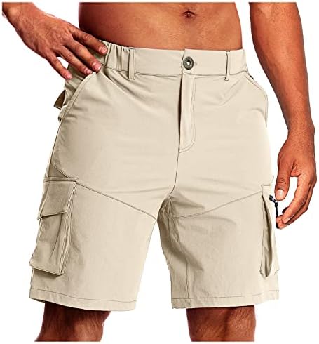 Ymosrh shorts masculinos esportam linho de algodão casual shorts soltos pijamas bolsas de bolso calças