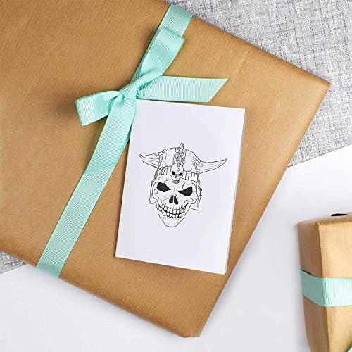 5 x A1 'Viking Skull' embrulhar/embrulho folhas de papel