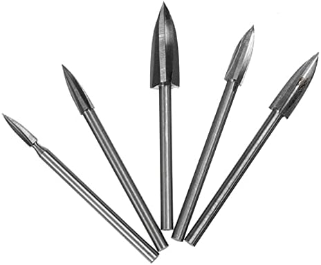 Cortador de moagem de superfície de três lâminas de escultura em madeira de gravura de broca de moagem de moagem de faca