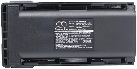 Substituição da bateria para ICOM IC-F70, IC-F70D, IC-F70DS, IC-F70DST, IC-F70S, IC-F70T, IC-F80, IC-F80DS, IC-F80DT,