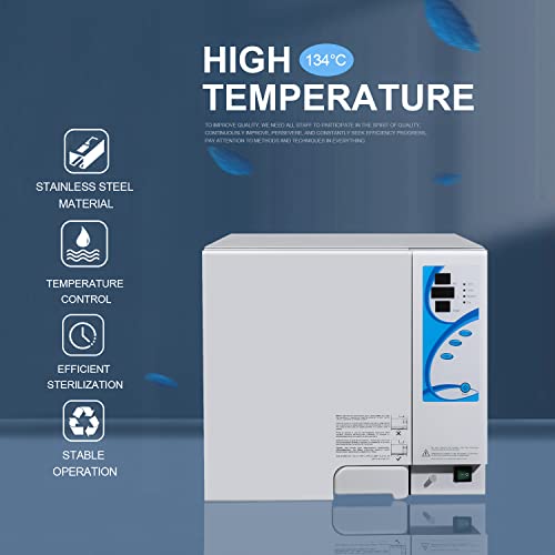 Eustoma 18L Autoclave Autoclave Alta pressão Temperatura Vapor N Equipamento de laboratório Ste-18-E com função de secagem Display