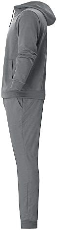 Calça de zip masculino com capuz leves de retalhos de retalhos de retalhos masculinos de pista de pista de pista de tiro de pista