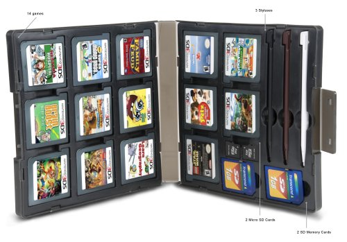 Locker de caixa de jogo digital CTA com titular de jogo para 3DS/DS/DSI/DSI XL