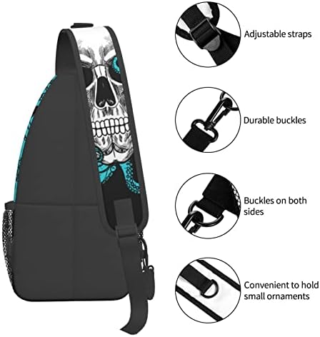 Yrebyou Sling Bag Women Women Crossbody Backpack Mackking Daypack Men Travel Ride casual Ride Outdoor Beach