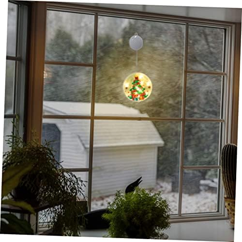 Nolitoy 8 PCS pendente adorável ornamentos redondos decorações de casa de casa pendurado pátio de lâmpada pingente de janela para cima lesões de sinal para elementos padrão