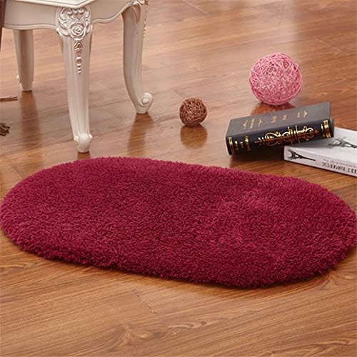 Topy Tapete de piso desgrenhado extra macio, cashmere de cashmere premium tapetes de banho macios, decoração de tapete anti-deslizamento