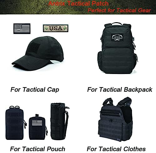 Antrix Original Bull Head Skull Shield Bordado Tactical emblema Patch com gancho e backing de loop para backpack