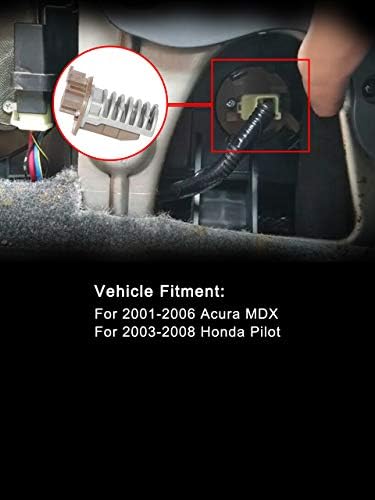 Resistor de transistor do motor do soprador traseiro CA para Honda Pilot 2003-2008 Acura MDX 2001-2006 Parte 79330-S3V-A51
