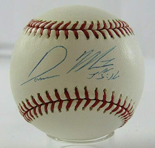 Damon Minor assinado Autograph Rawlings Baseball B101 - Bolalls autografados