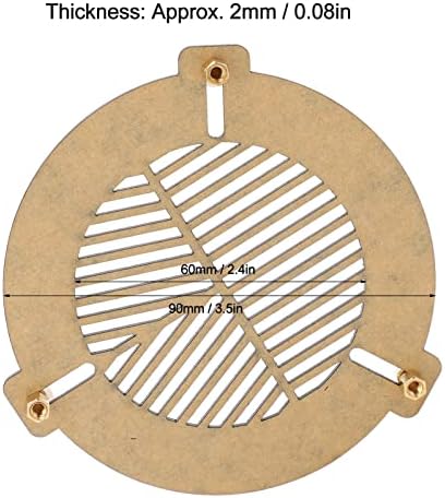 Máscara de foco de Bahtinov, máscara de foco de 2 mm Placa de máscara de foco de máscara de foco, diâmetro fixo de calibre de 60 a 90 mm, máscara de foco do telescópio para astrofotografia