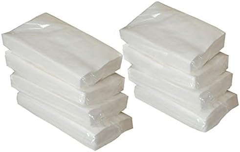 Banchelle Auto Visor Tissue Reabilita papel para Banchelle Cart Tissue Holder 2-Ply, 8 sacos 50 folhas/bolsas