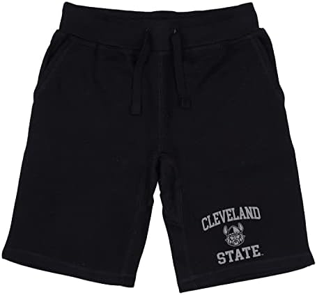 Cleveland State University Vikings Seal College College Fleece Shorts de cordão