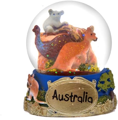 Austrália Snow Globe 65 mm Glass Snow Dome