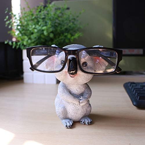 Besportble Desktop Stand Desktop Stand Eye Glasses Selder 1pc Resina Koala Portador Adorável Display Rack Rack Rack