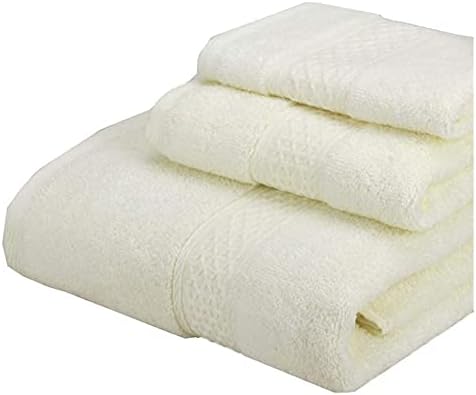 Toalhas de toalhas Havefun Conjunto de algodão altamente absorvente 500 3 toalhas de banheiro de matilha Toalhas de mão e toalhas