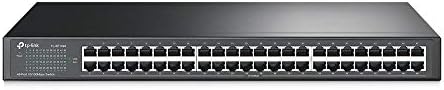 TP-Link 48 portos Fast Ethernet Switch não gerenciado | Plug and play | Rackmount | Metal | Sem fãs | Tempo de vida limitado