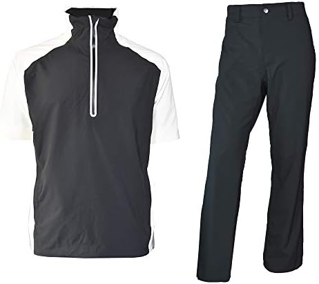 Fit Space Space Waterperme Golf Rain Suits for Men Performance Jackets e calças para todos os esportes