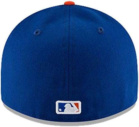 MLB MLB New York Mets Coleção autêntica Low Profile 5950 Chapéu ajustado