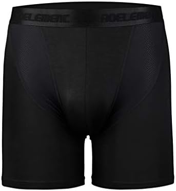 Shorts de boxer bmisEgm para homens Pacote secando respirável Long Flat Sexy Men's Rouphe Pants Elastic Sports Quick