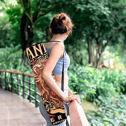 Island Lion Yoga Mat Carrier Bag com alça de ombro de ioga bolsa de ginástica Bolsa de praia