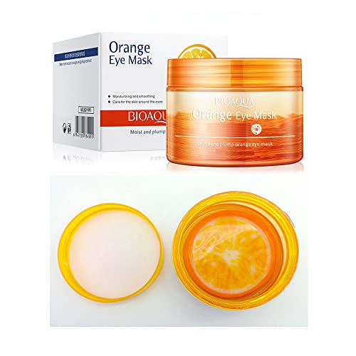 Extrato de laranja bioaqua Vitamina C Essence Máscara ocular suavizante Delicada Proteção 80g/36pcs