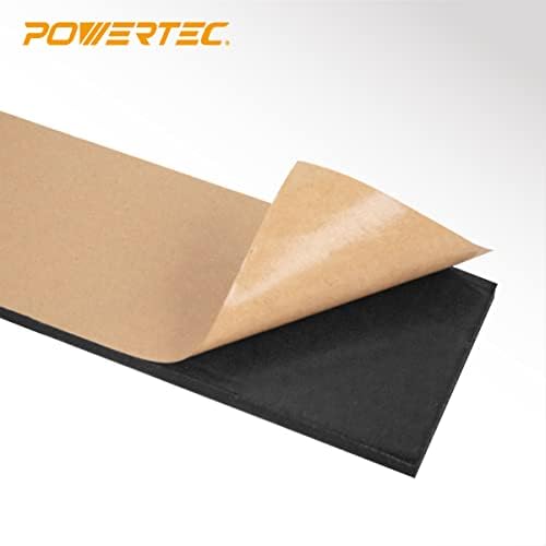 Powertec 71557 Auto -adesivo Push Block Substacement Pad para Powertec 71451 -3 pacote