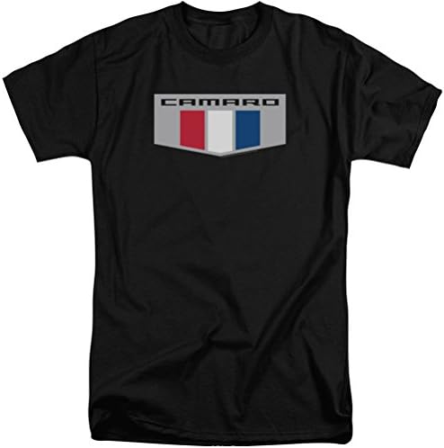 A&E designs Chevy Camaro camarada Camiseta do emblema do emblema Tall