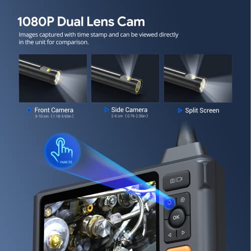 Câmera de endoscópio de tela IPS DS520 5 '