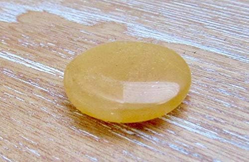 Galactikonsciousness 30-35 mm Golden Quartz Disc Pedra de pedra natural cura de pedra de cura Reiki Gift Love Chakra Meditação Coleração